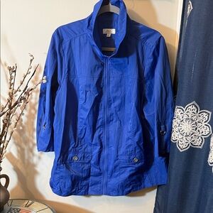 Women's Vibrant Blue Utility Jacket